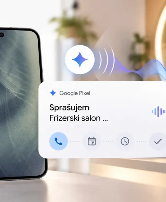 Google Pixel 11 s funkcijo Call for Me, ki namesto uporabnika pokliče frizerski salon