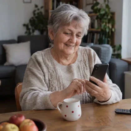Telefon za starejše 2026: pametni telefon ali telefon na tipke