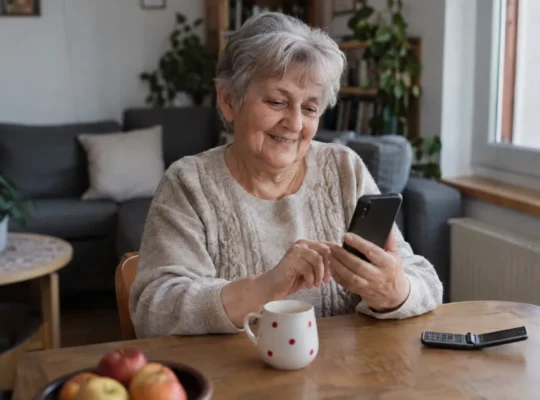Telefon za starejše 2026: pametni telefon ali telefon na tipke
