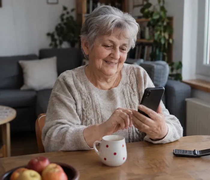 Telefon za starejše 2026: pametni telefon ali telefon na tipke